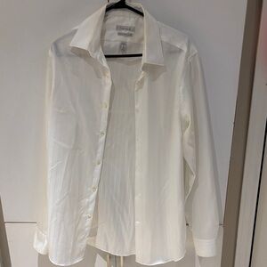 Perry Ellis White Men's Shirt